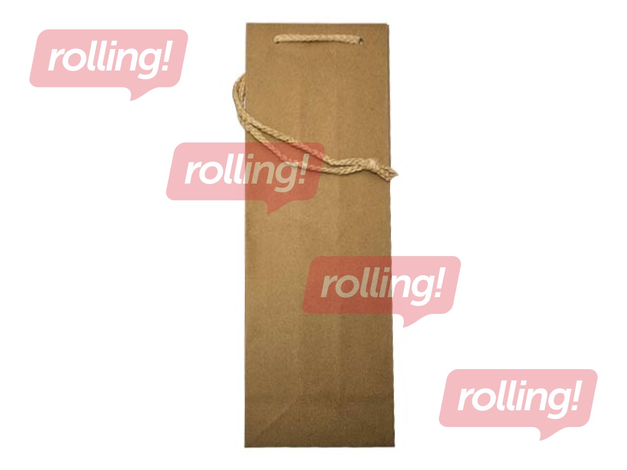 Paberkott pudelitele, 120x90x390mm, pruun