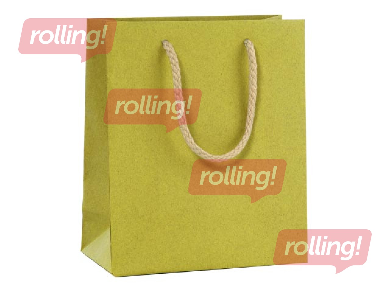 Sangadega paberkott, 220 x 100 x 290 mm, sinepivärvi