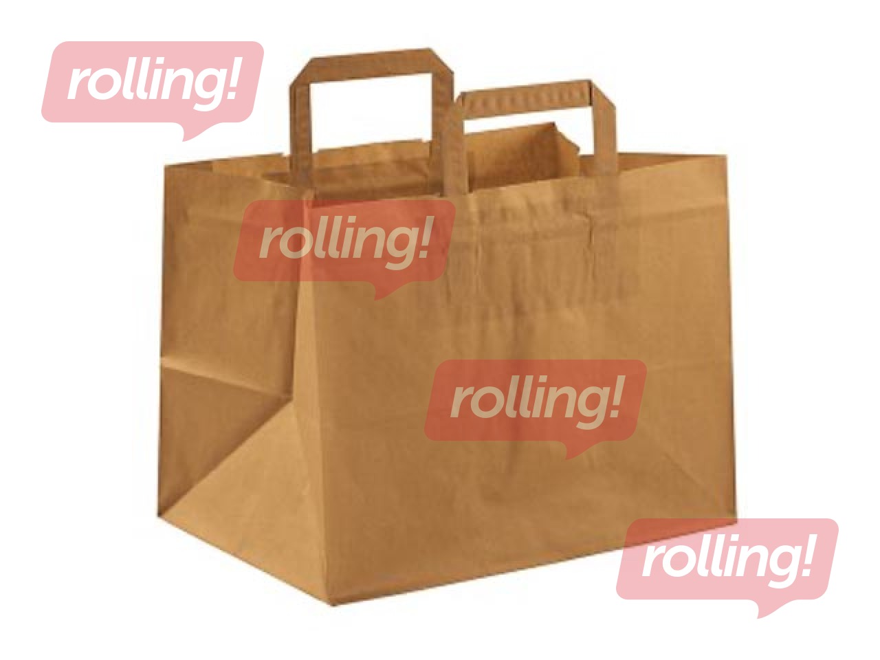 Paberist kott käepidemetega Take-Away, pruun, 260x175x245mm