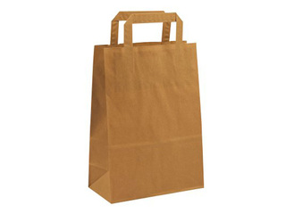 Paberkott käepidemetega, pruun, 200x100x280mm