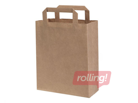 Paberist kott sangadega, pruun, 180x85x250mm