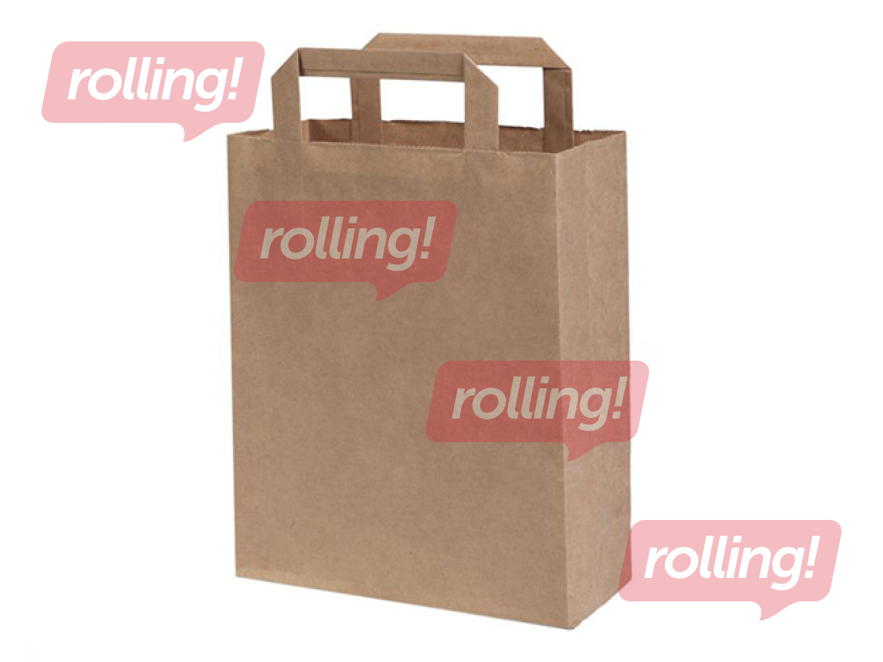 Paberist kott sangadega, pruun, 180x85x250mm