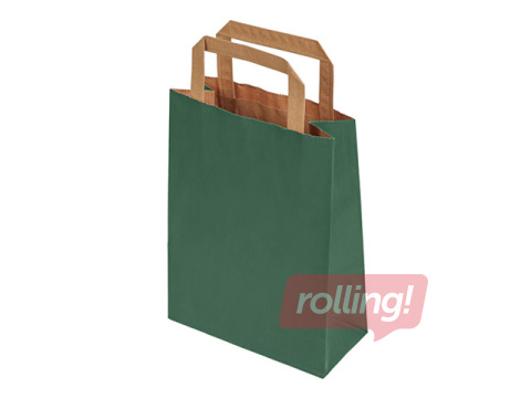 Paberkott sangadega, roheline, 180x80x240mm