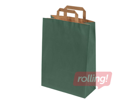 Paberkott sangadega, roheline, 270x120x370mm