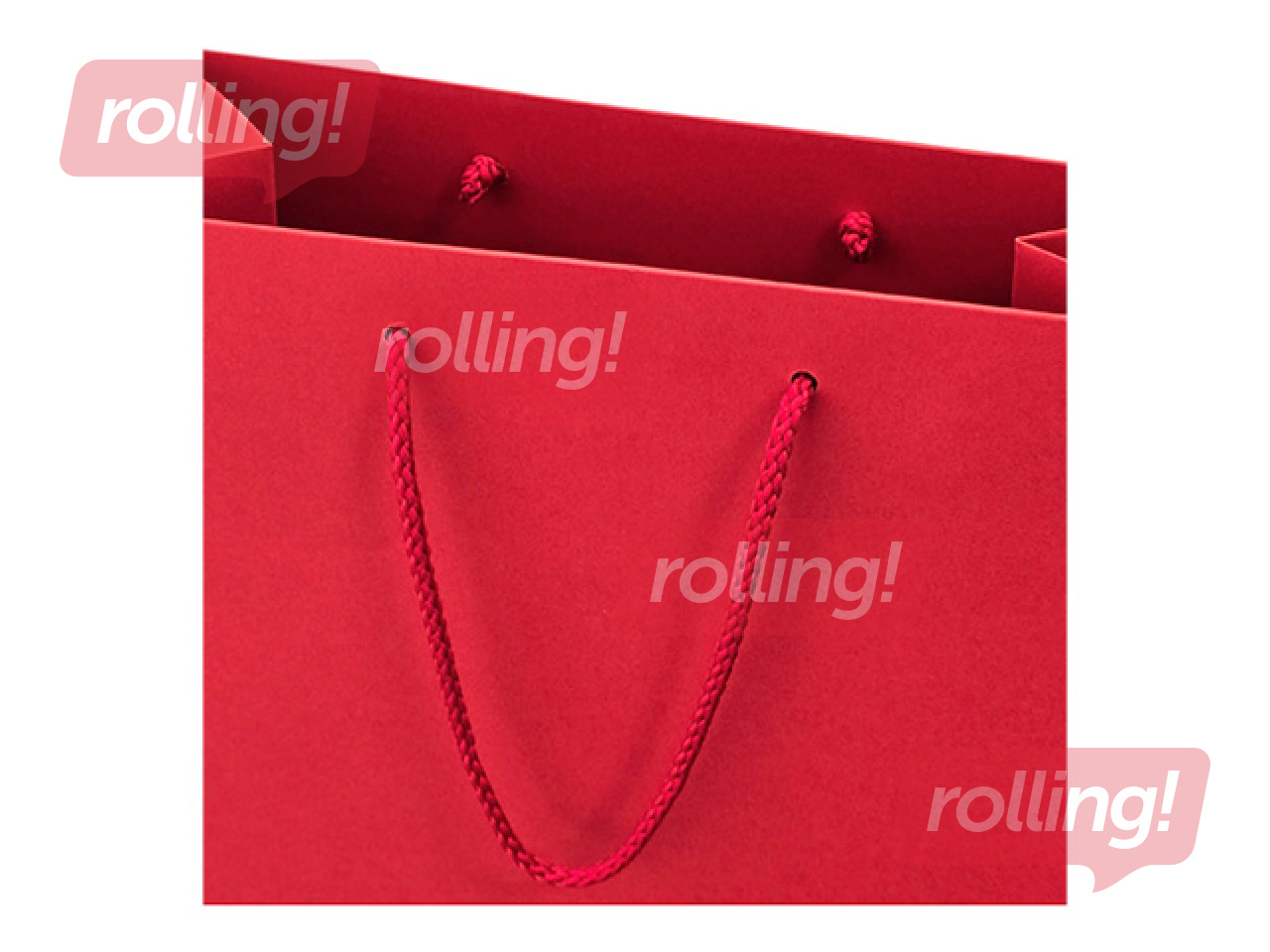 Sangadega paberkott, punane, 230x100x330mm