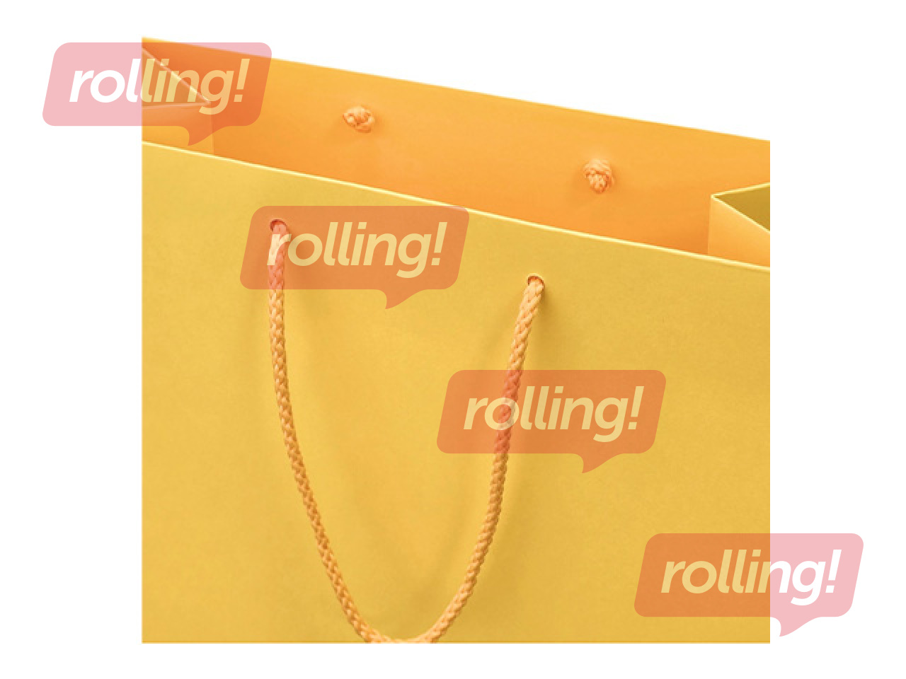 Sangadega paberkott, kollane, 230x100x330mm