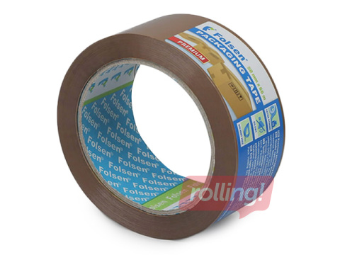 Pakketeip low-noise, 32 my, PP, pruun, 50mm x 66m