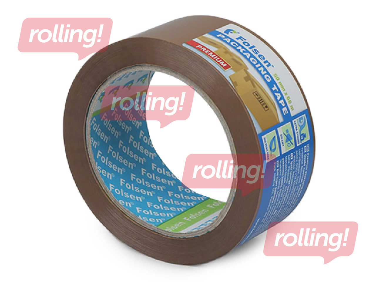 Pakketeip low-noise, 32 my, PP, pruun, 50mm x 66m