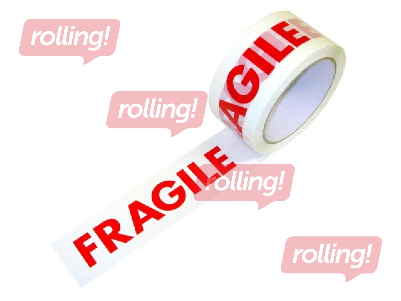 Adhesive tape  50 mm x 100 m Fragile