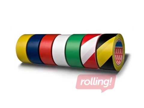 Лента для разметки пола tesaflex®,  50 мм x 33 м, ПВХ, желтая