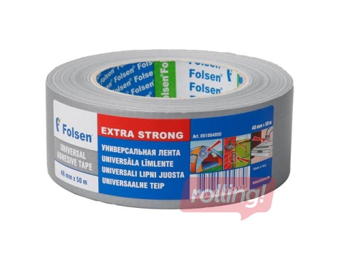 Universaalne teip Folsen 4,8 cm x 50 m, niiskuskindel