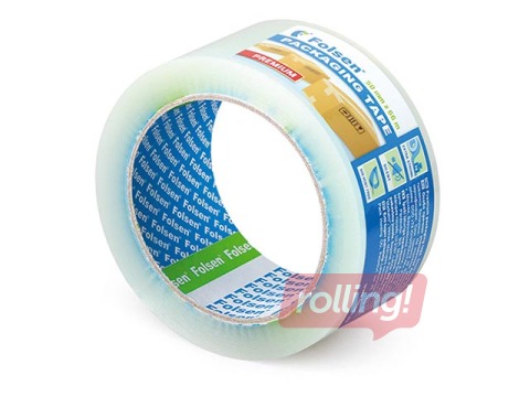 Packing tape Premium low-noise, translucent, 50mm x 66m
