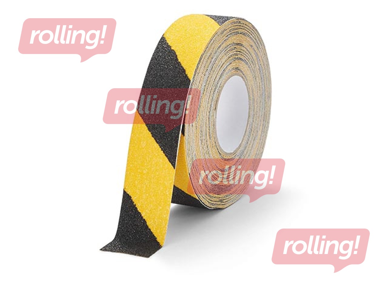 Põranda märgistuslint Duraline®, 50 mm x 15 m, must-kollane