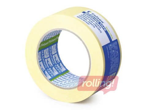 Paberteip maalritele Folsen, kollane, 50mm x 50m