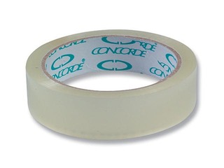 Līmlente iepakošanai Concorde, caurpīdīga, 25mm x 66m