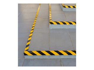 Hoiatusmärgistuse teip, must-kollane, 48mm x 50m