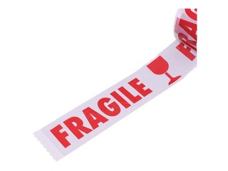 Упаковочная лента Fragile, 48x66м