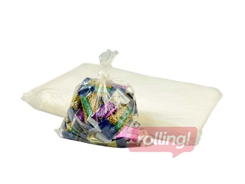 Bags without handles, polypropylene, 20x30cm, transparent, 100 pcs