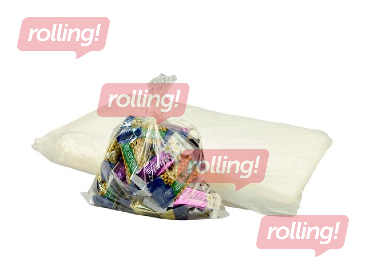 Bags without handles, polypropylene, 20x30cm, transparent, 100 pcs