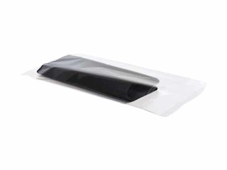 Maisiņi bez rokturiem ar pašlīmējošu aizdari, polipropilēna, 40x55cm, caurspīdīgi, 50 gab