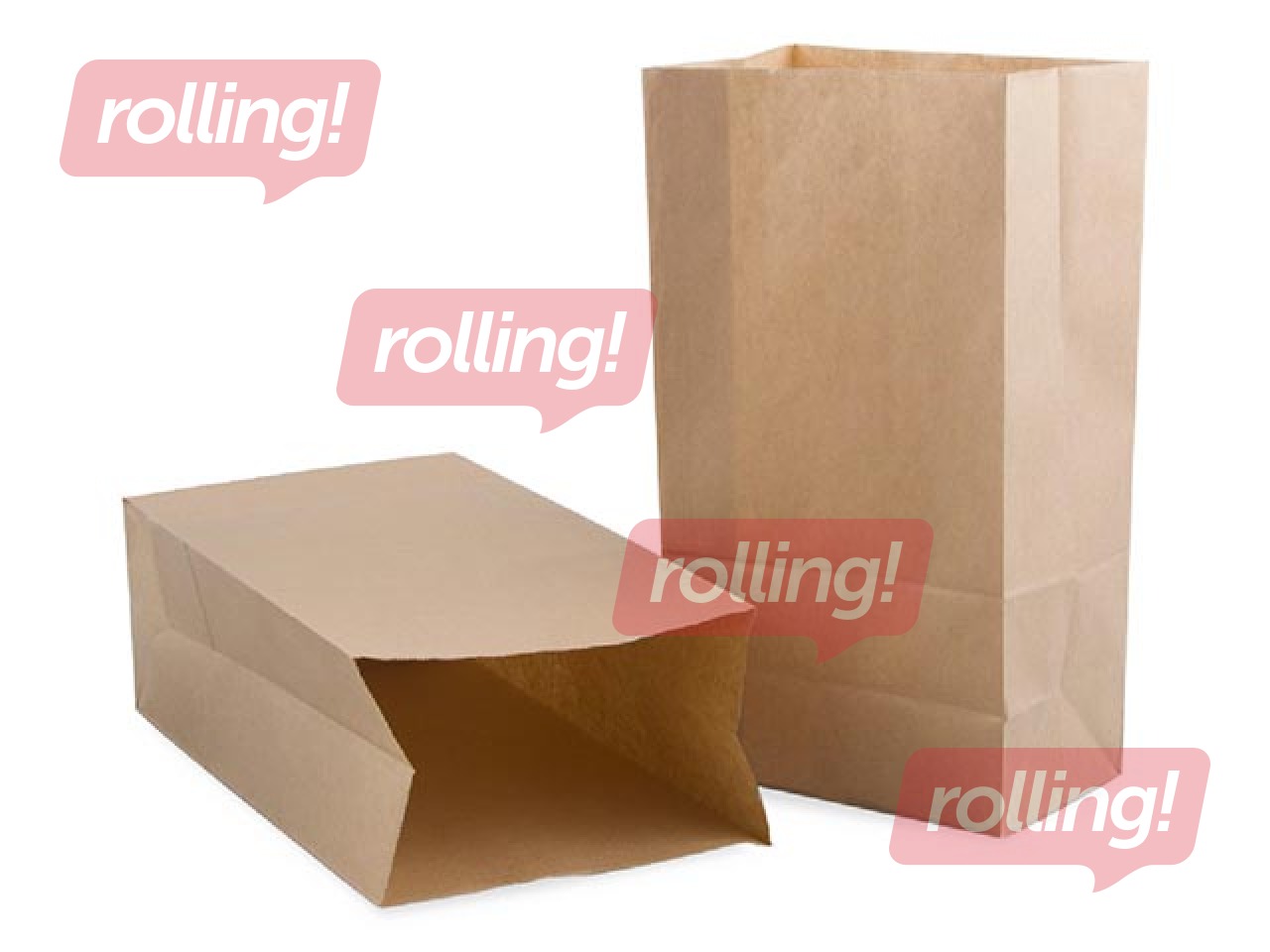 Paberkotid, 130x280mm, pruun, 500 tk