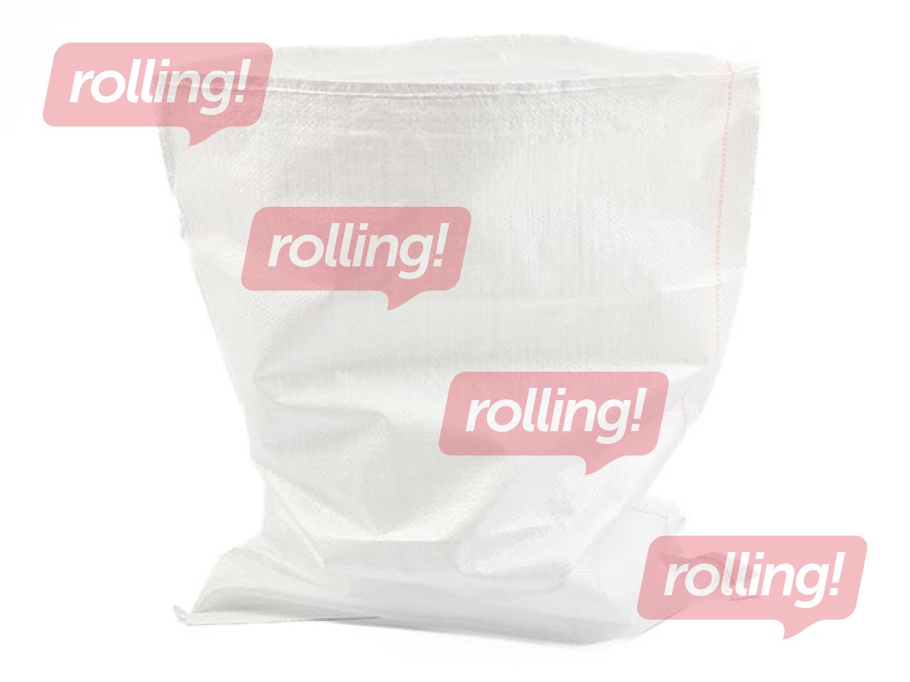 Polypropylene bag, 50x75cm, white