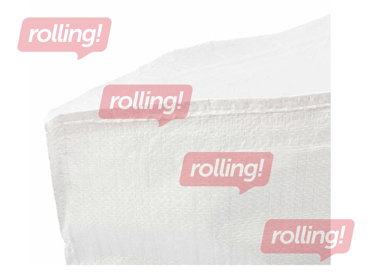 Polypropylene bag, 50x75cm, white