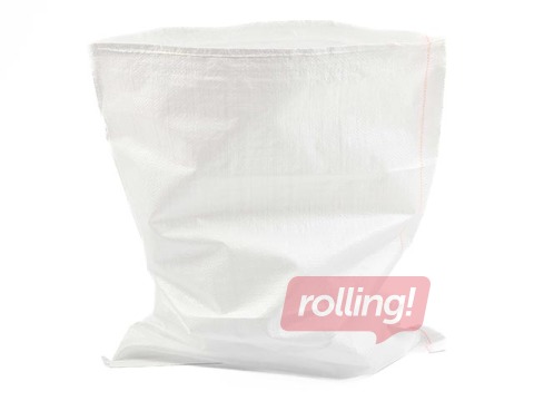 Polypropylene bag, 55x105cm, white