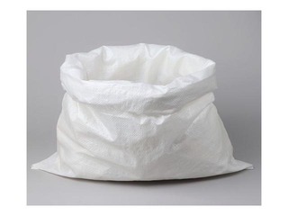 Polypropylene bag, 55x105cm, white