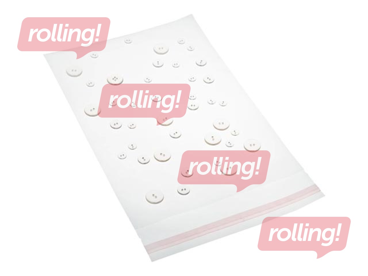 Полиэтиленовый пакет с клеевой полосой 29х39+7см, прозрачный, 100шт