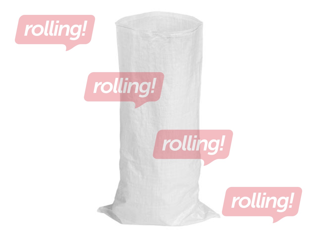 Polypropylene bag, 55x85сm, 50 pcs., white