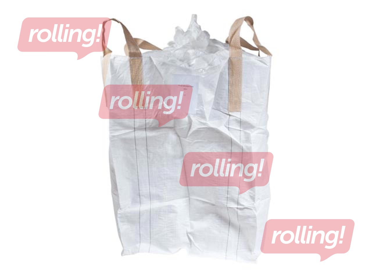 Polypropylene bag with emptying spout, Big Bag 4-loops, 95x95x135 cm