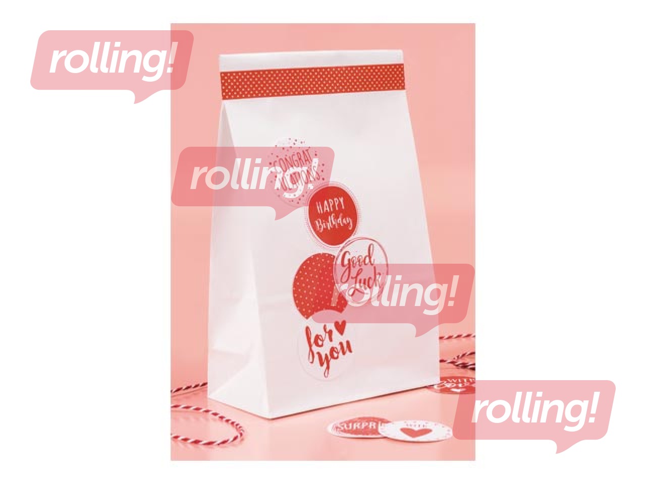 Paberkott 120x60x210mm, valge