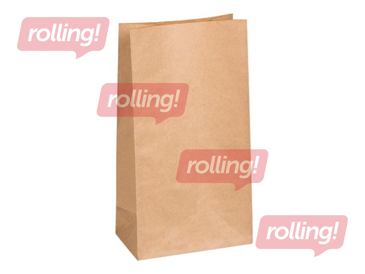 Maisiņi papīra 120x60x210mm, 25 gab., brūni