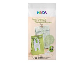 Бумажные пакеты с плоским дном, 2 мотива, 12 шт.