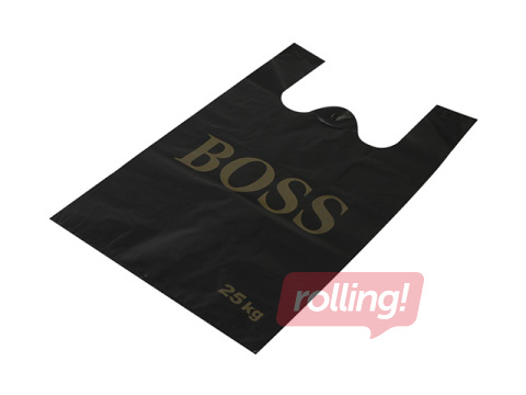 Sangadega kotid BOSS, HDPE, 50 mikronit, mustad, 38x18x60cm, 25 tk.
