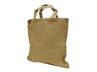 Bag with handles, jute fabric, 400x430mm
