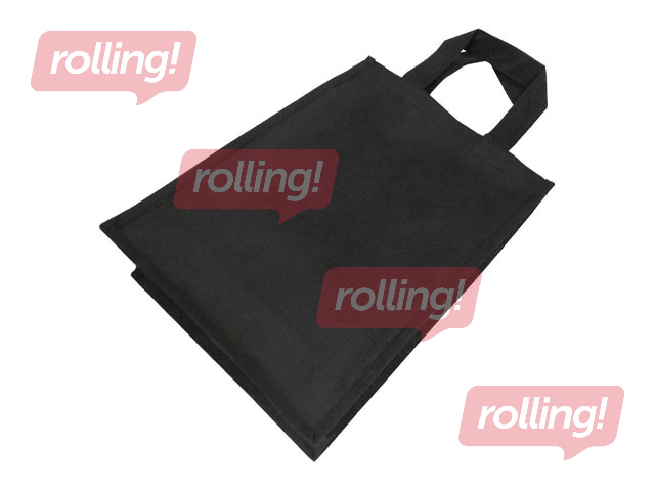 Kott sangadega, must mittekootud kiud, 300x120x400mm