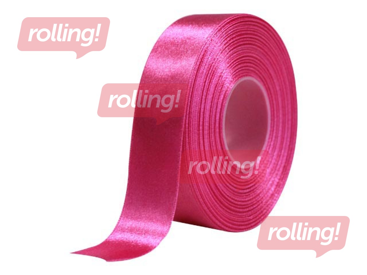 Kinkepael 25 mm/ 25 m, atlassatiin, Roosa