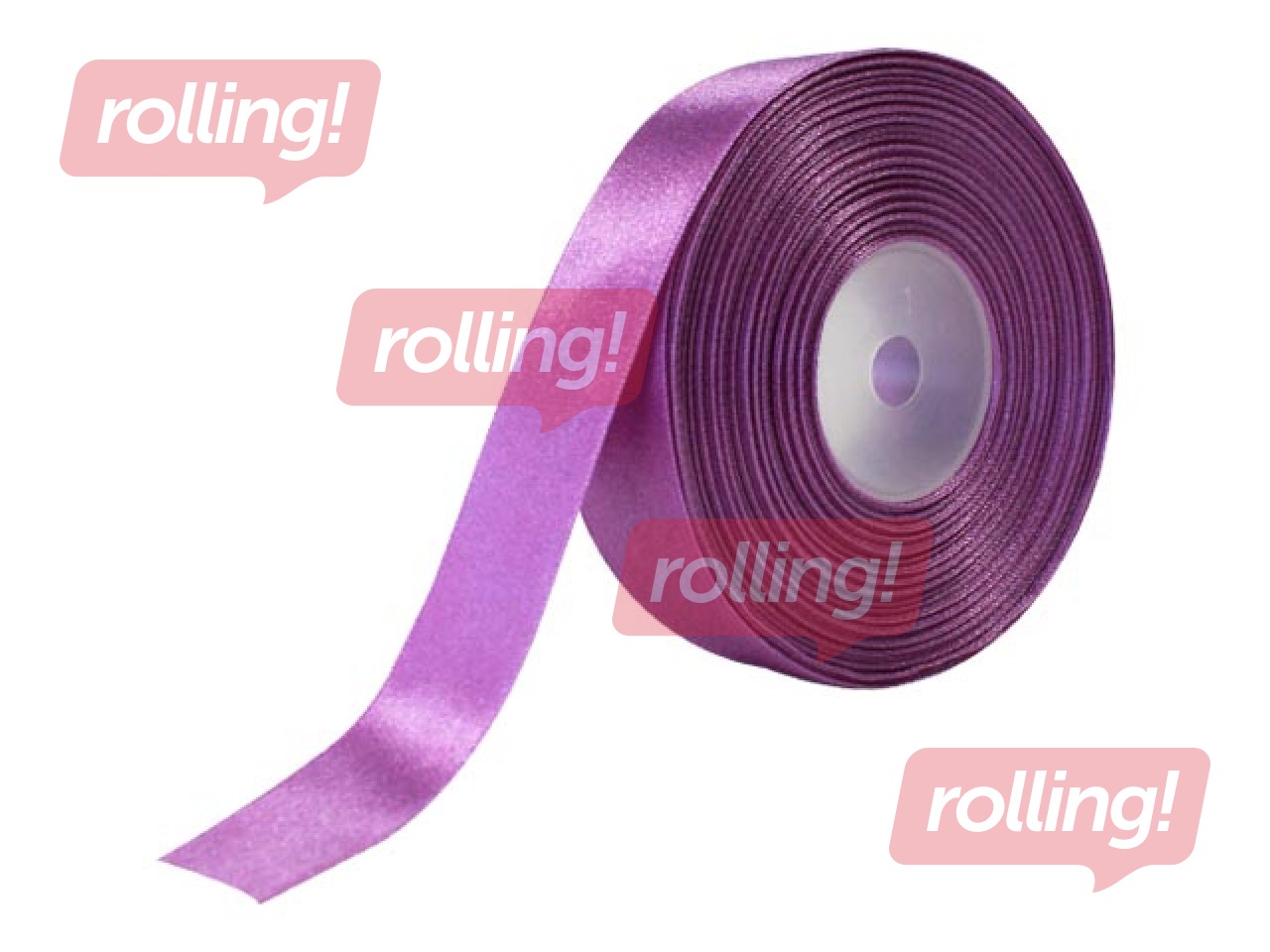 Kinkepael 25 mm/ 25 m, satiin, lilla
