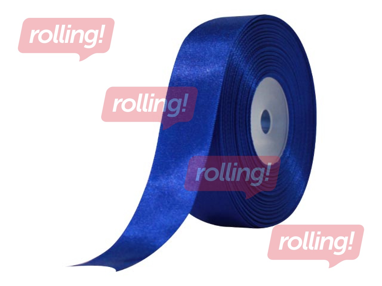 Kinkepael 25 mm/ 25 m, satiin, sinine