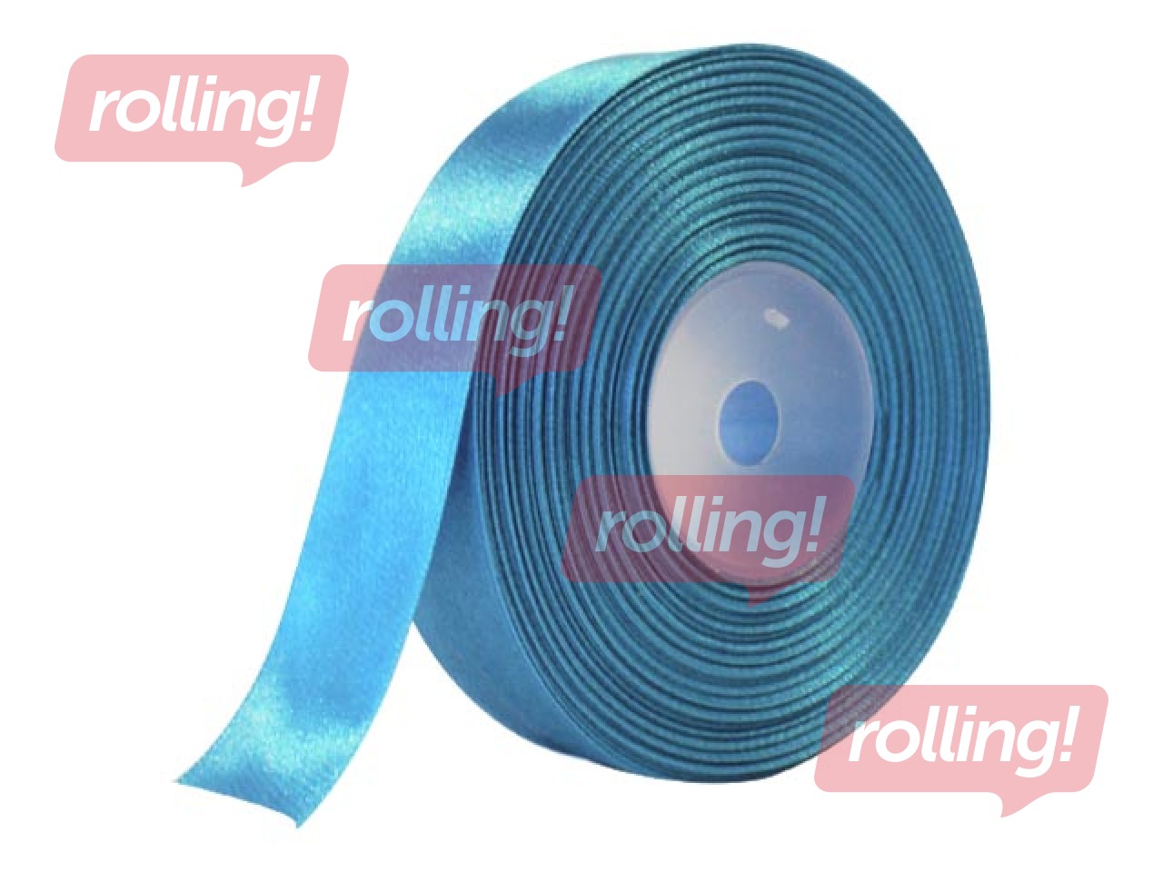 KInkepael 25 mm/ 25 m, satiin, helesinine