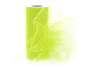 Kingituste pakkimiseks mõeldud tüll rullides, heleroheline, 15cm x 9m