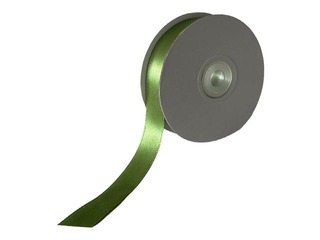 Лента для упаковки подарков 12 мм/ 25 м, сатиновая, Olivegreen
