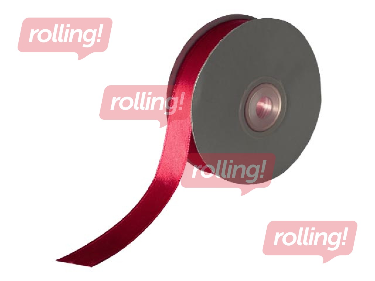 Kinkepael 12 mm/ 25 m, satiin, Light Burgundry