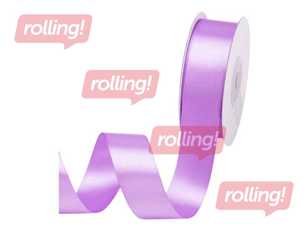Kinkepael 25 mm/ 25 m, satiin, Heather