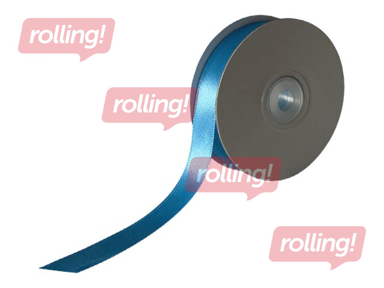 Kinkepael 12 mm/ 25 m, satiin, Sky Blue