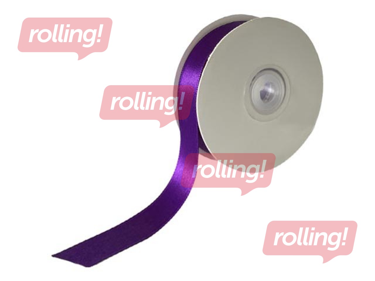 Kinkepael 12 mm/ 25 m, satiin, Violet