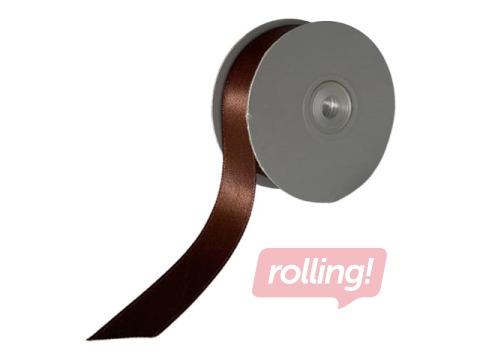 Kinkepael12 mm/ 25 m, satiin, Brown