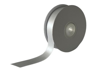 Gift ribbon 12 mm/ 25 m, satin, Lightgrey